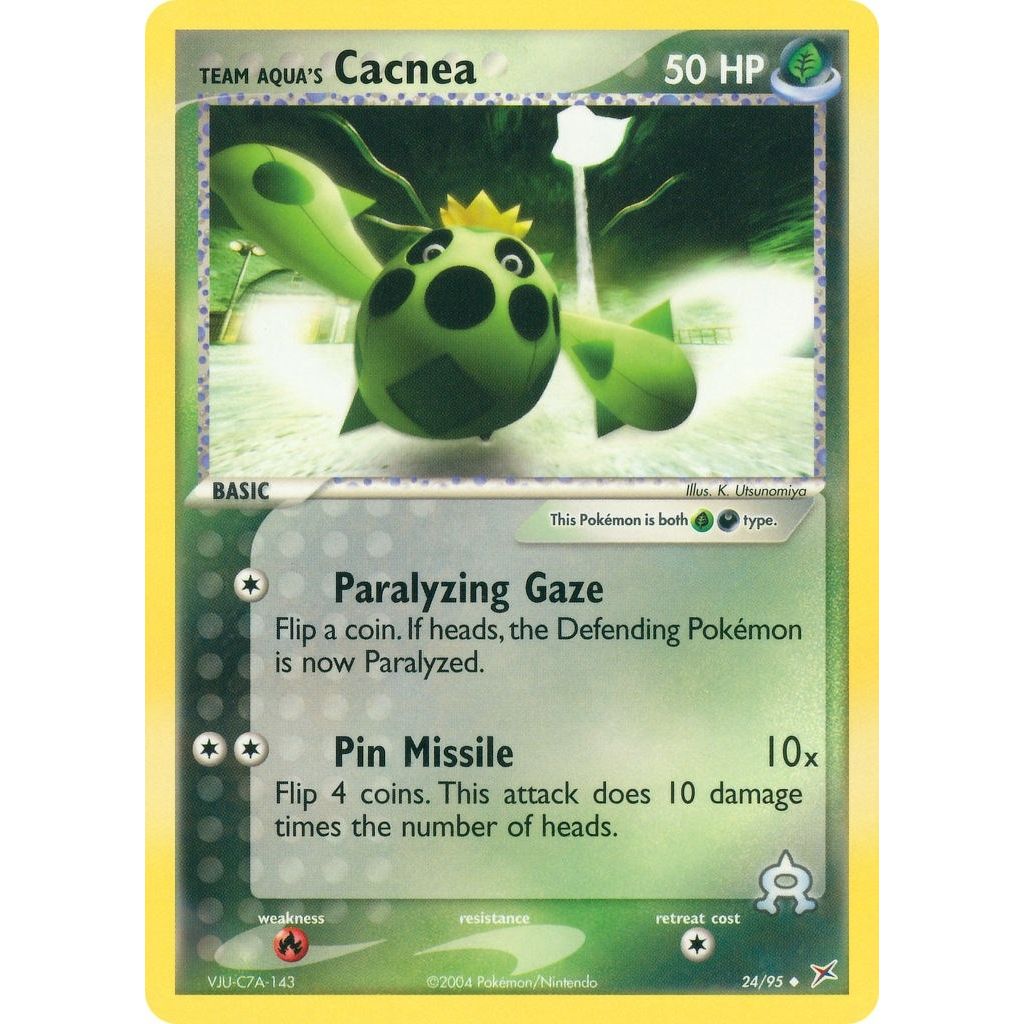 Image for Team Aqua's Cacnea (24/95) (MA) - Pokemon