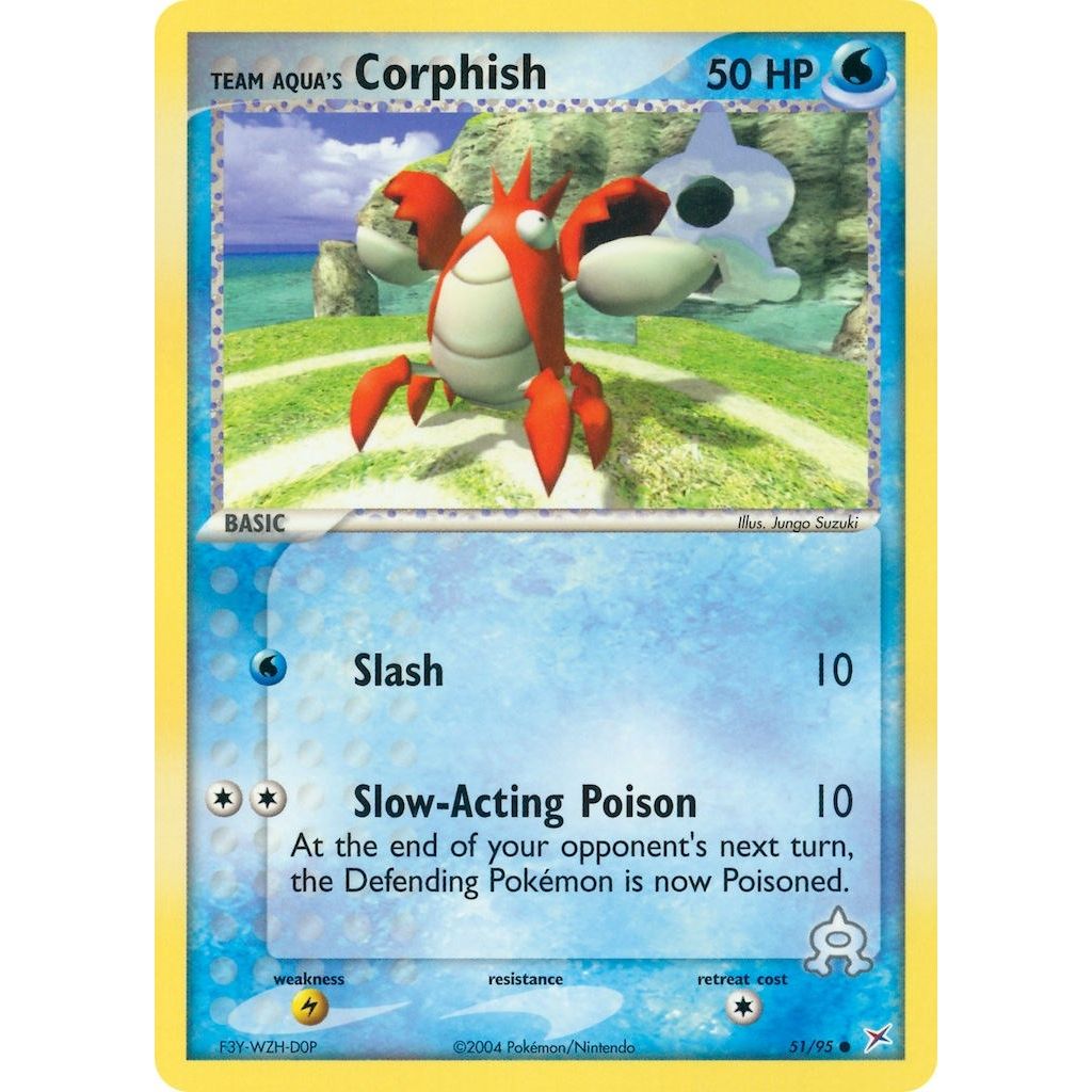 Image for Team Aqua's Corphish (51/95) (MA) - Pokemon