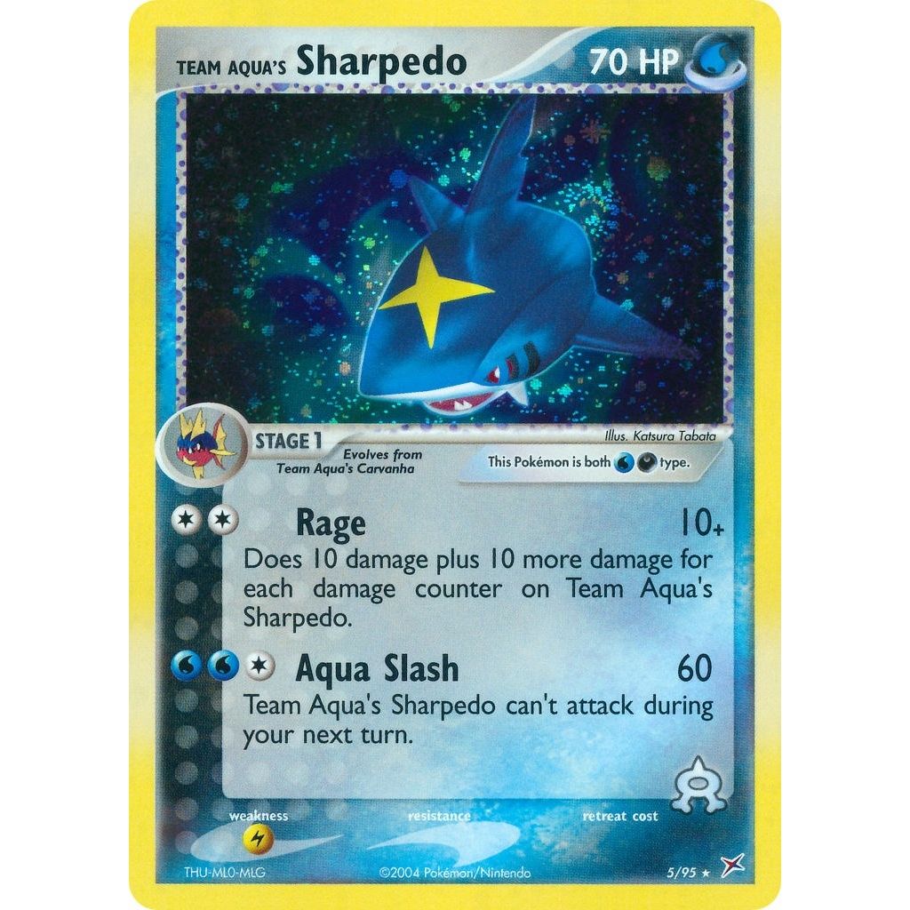 Image for Team Aqua's Sharpedo (5/95) (MA) - Pokemon