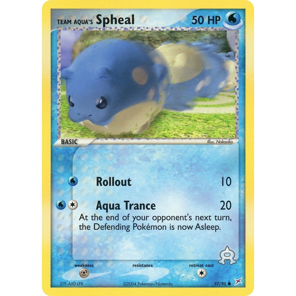 Image for Team Aqua's Spheal (57/95) (MA) - Pokemon