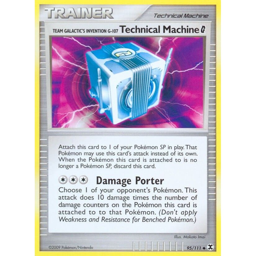 Image for Team Galactic's Invention G-107 Technical Mach. G (95/111) (RR) - Pokemon