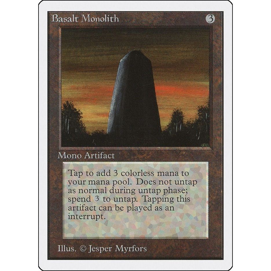 Image for Basalt Monolith (2ED) - Magic: The Gathering