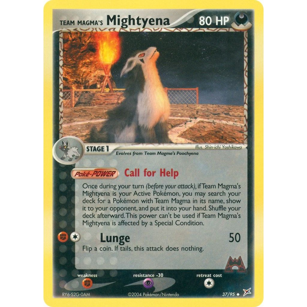 Image for Team Magma's Mightyena (37/95) (MA) - Pokemon