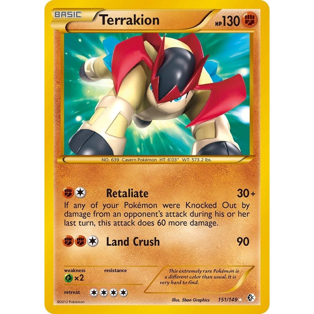 Image for Terrakion (151/149) (BCR) - Pokemon