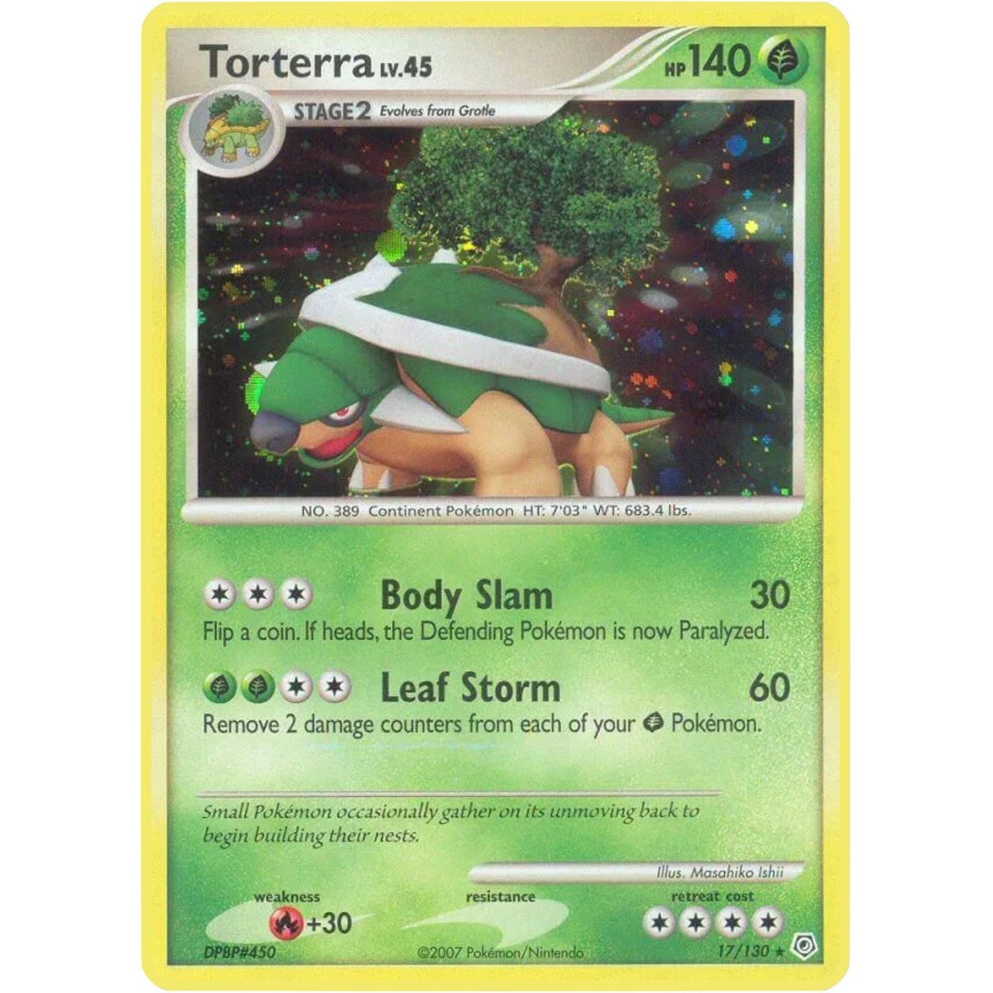 Image for Torterra (17/130) (DP) - Pokemon
