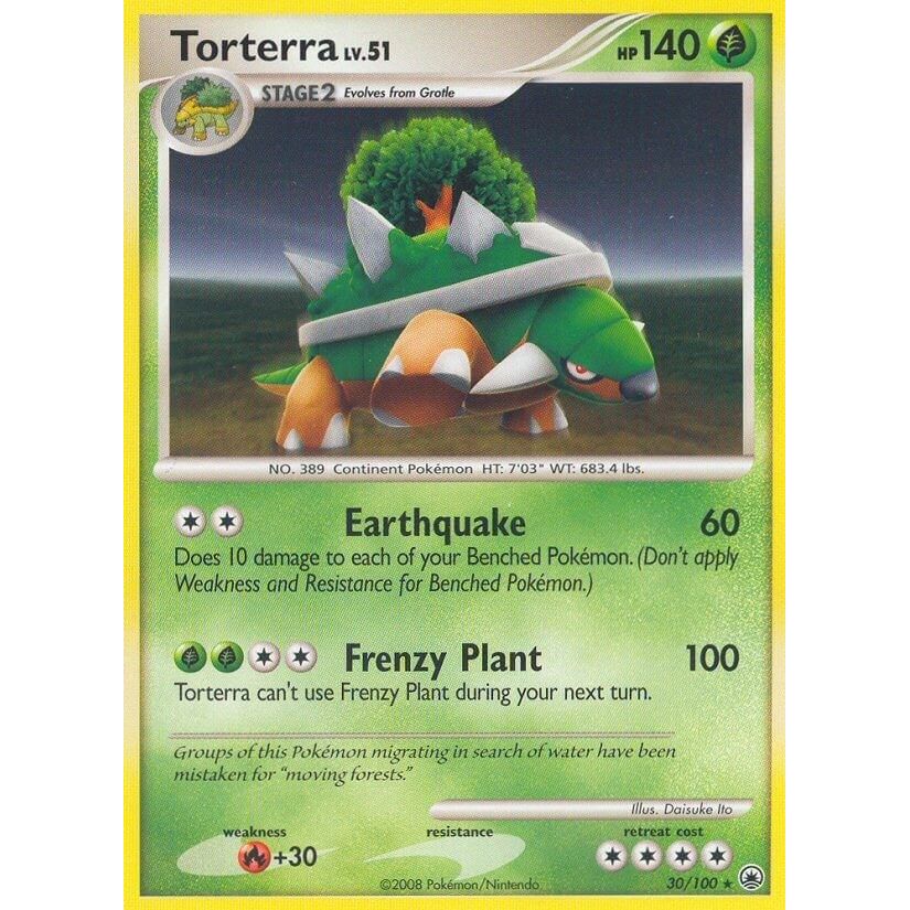 Image for Torterra (30/100) (MD) - Pokemon
