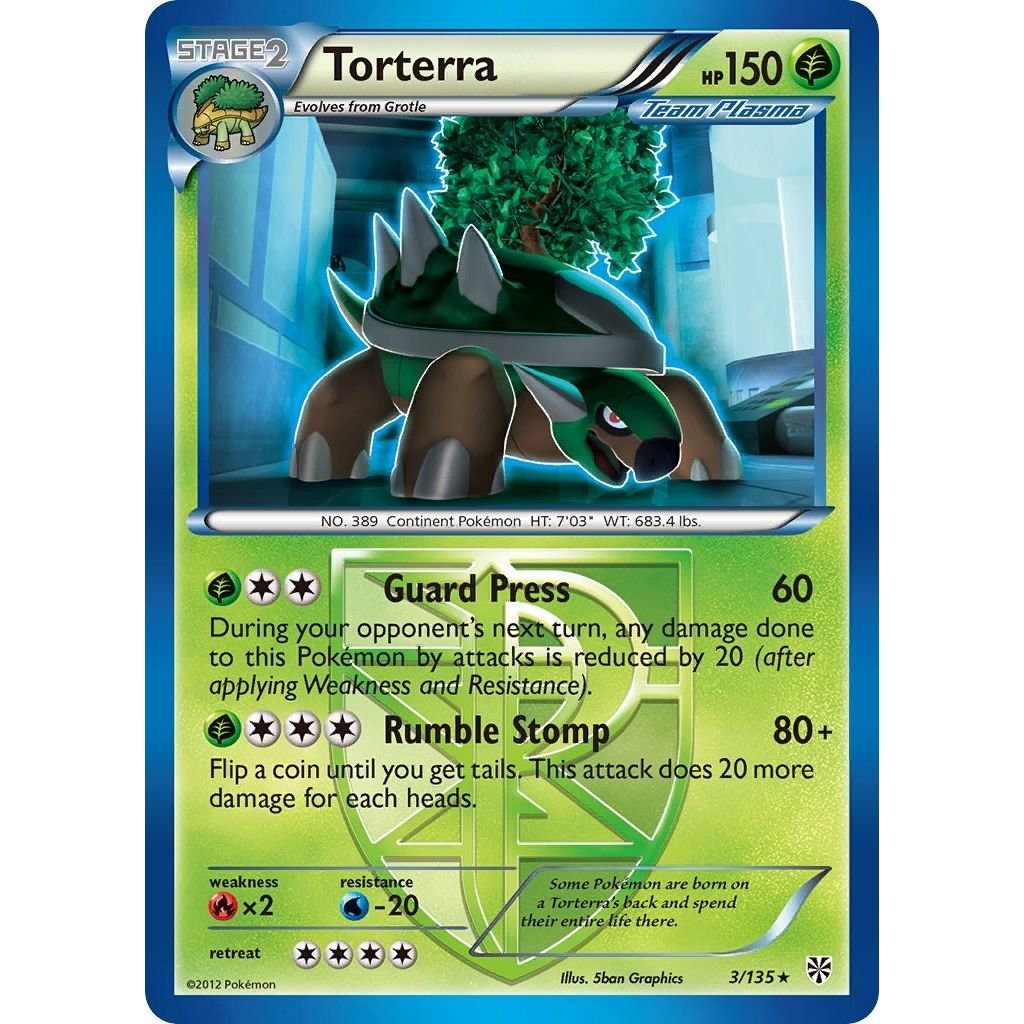 Image for Torterra (Team Plasma) (3/135) (PLS) - Pokemon