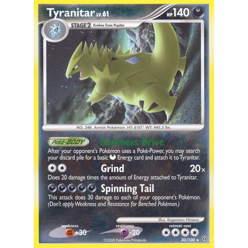 Image for Tyranitar (30/100) (SF) - Pokemon