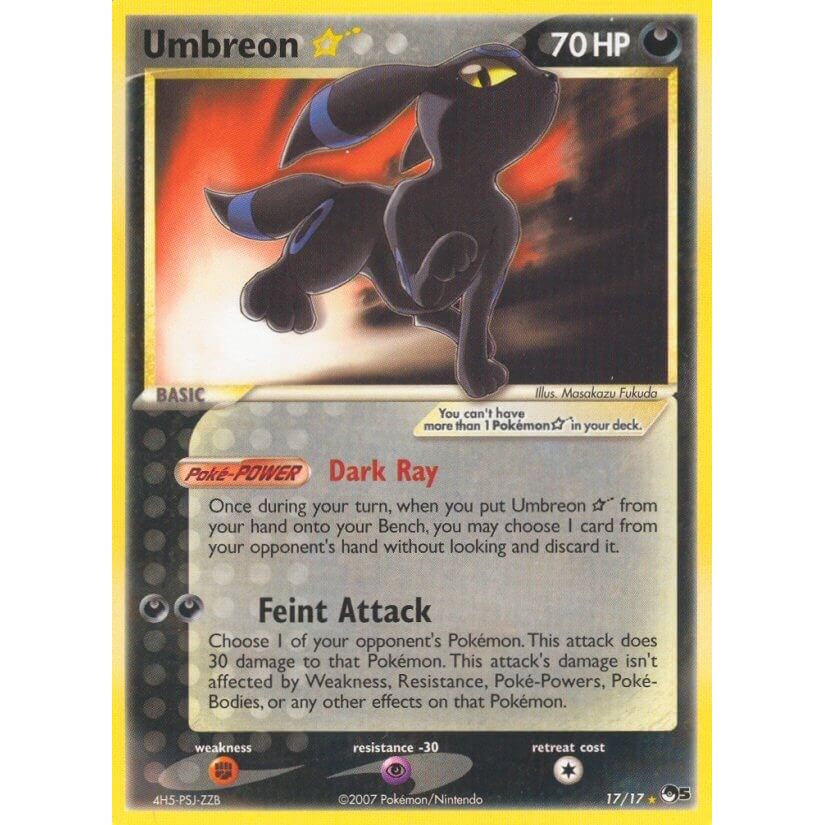 Image for Umbreon Star (017/017) (POP) - Pokemon