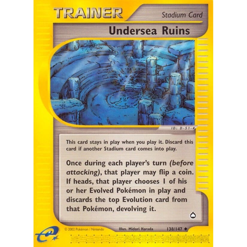 Image for Undersea Ruins (138/147) (AQ) - Pokemon