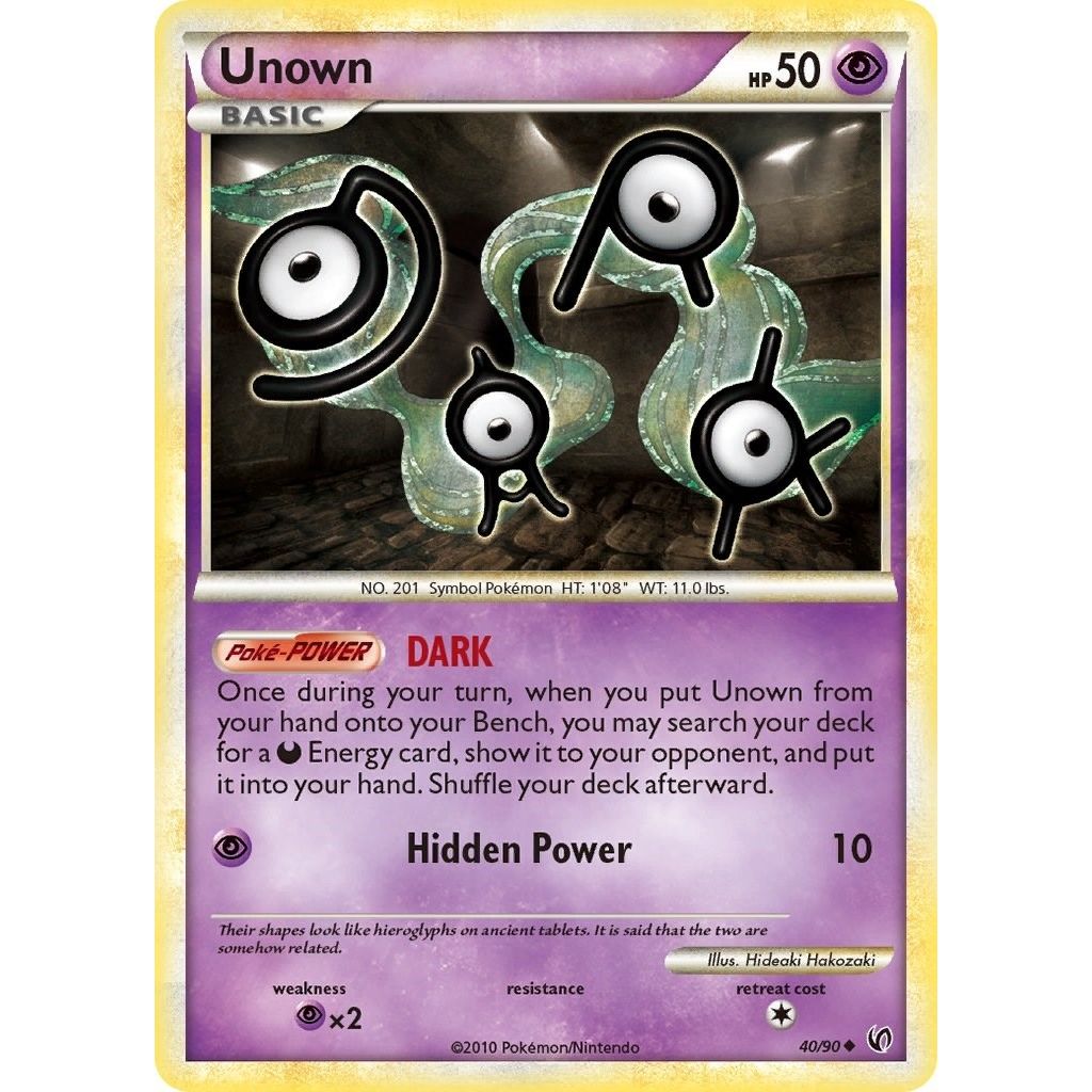 Image for Unown (40/90) (UD) - Pokemon