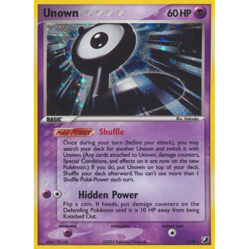 Image for Unown (L) (L/28) (UF) - Pokemon