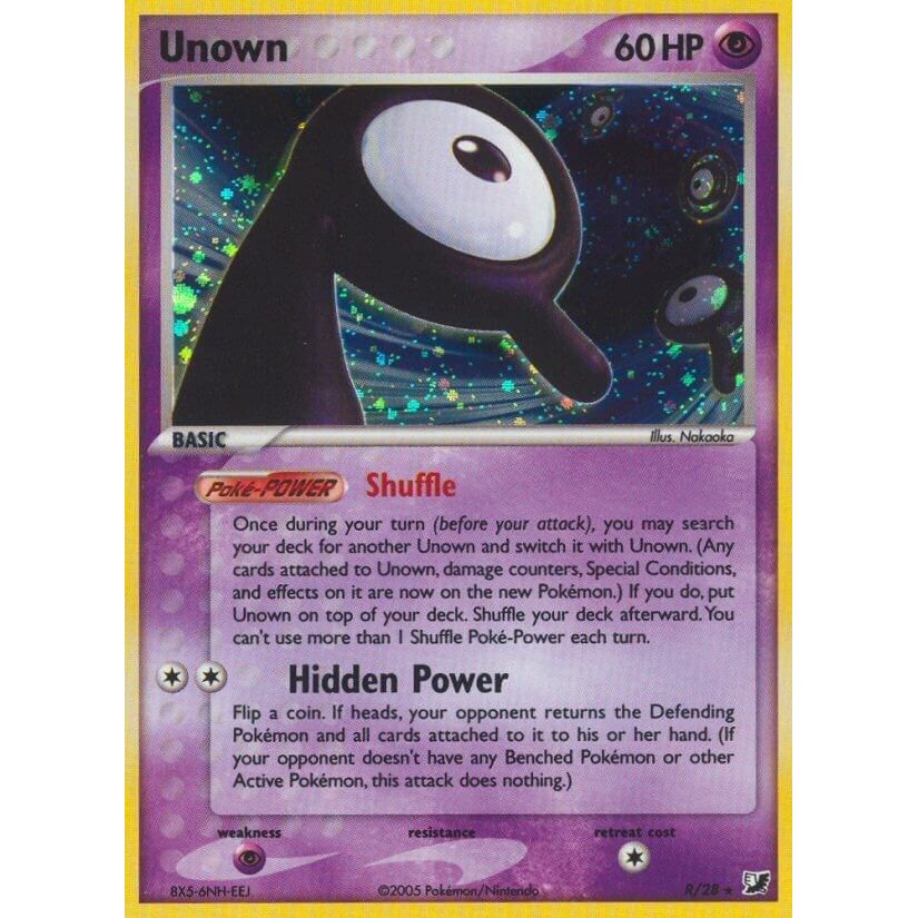 Image for Unown (R) (R/28) (UF) - Pokemon
