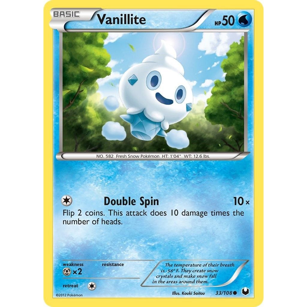 Image for Vanillite (33/108) (DEX) - Pokemon