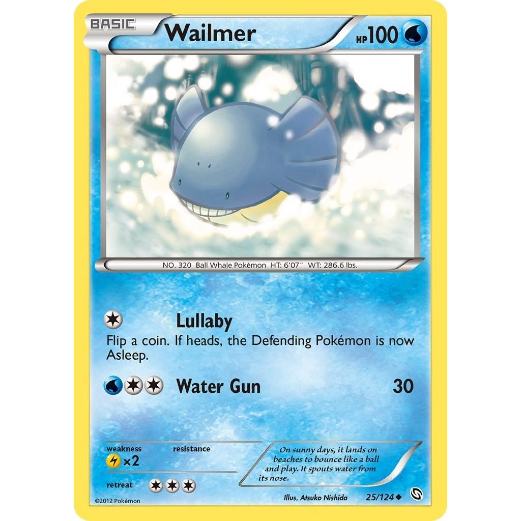 Image for Wailmer (25/124) (DRX) - Pokemon