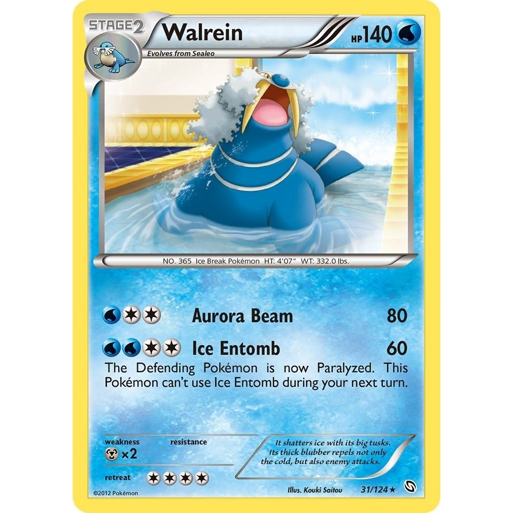 Image for Walrein (31/124) (DRX) - Pokemon