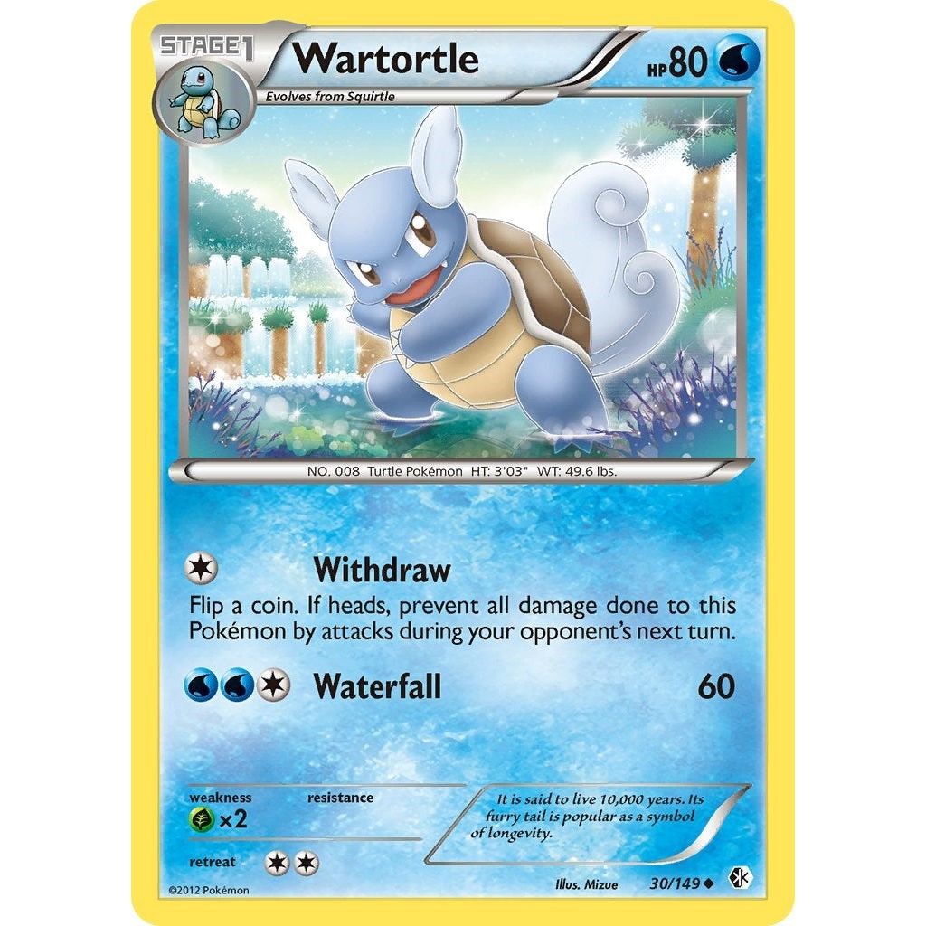 Image for Wartortle (30/149) (BCR) - Pokemon