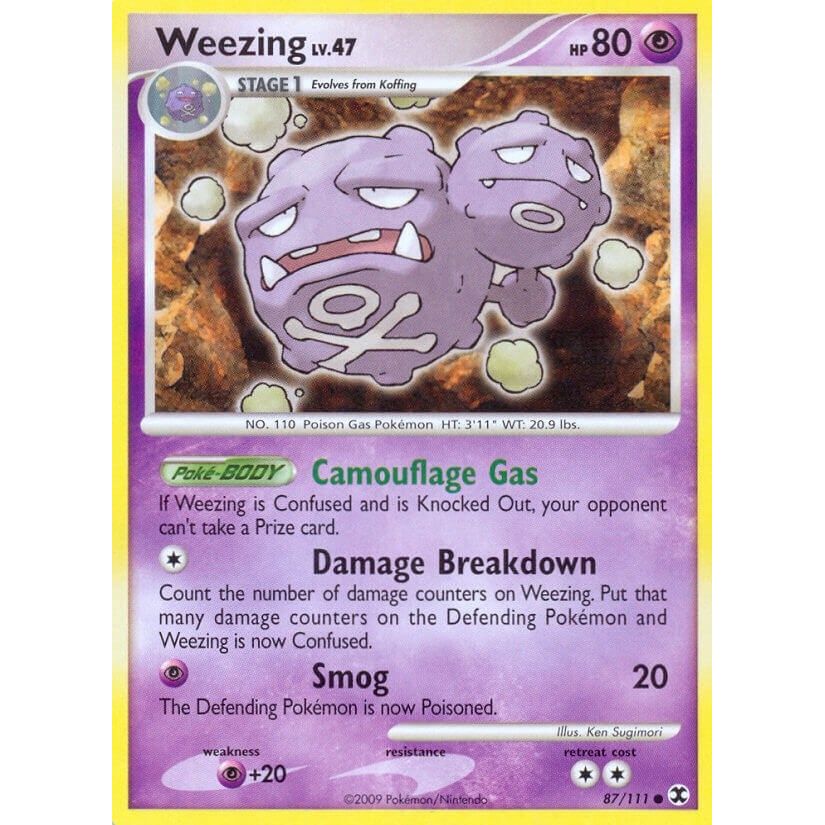 Image for Weezing (87/111) (RR) - Pokemon