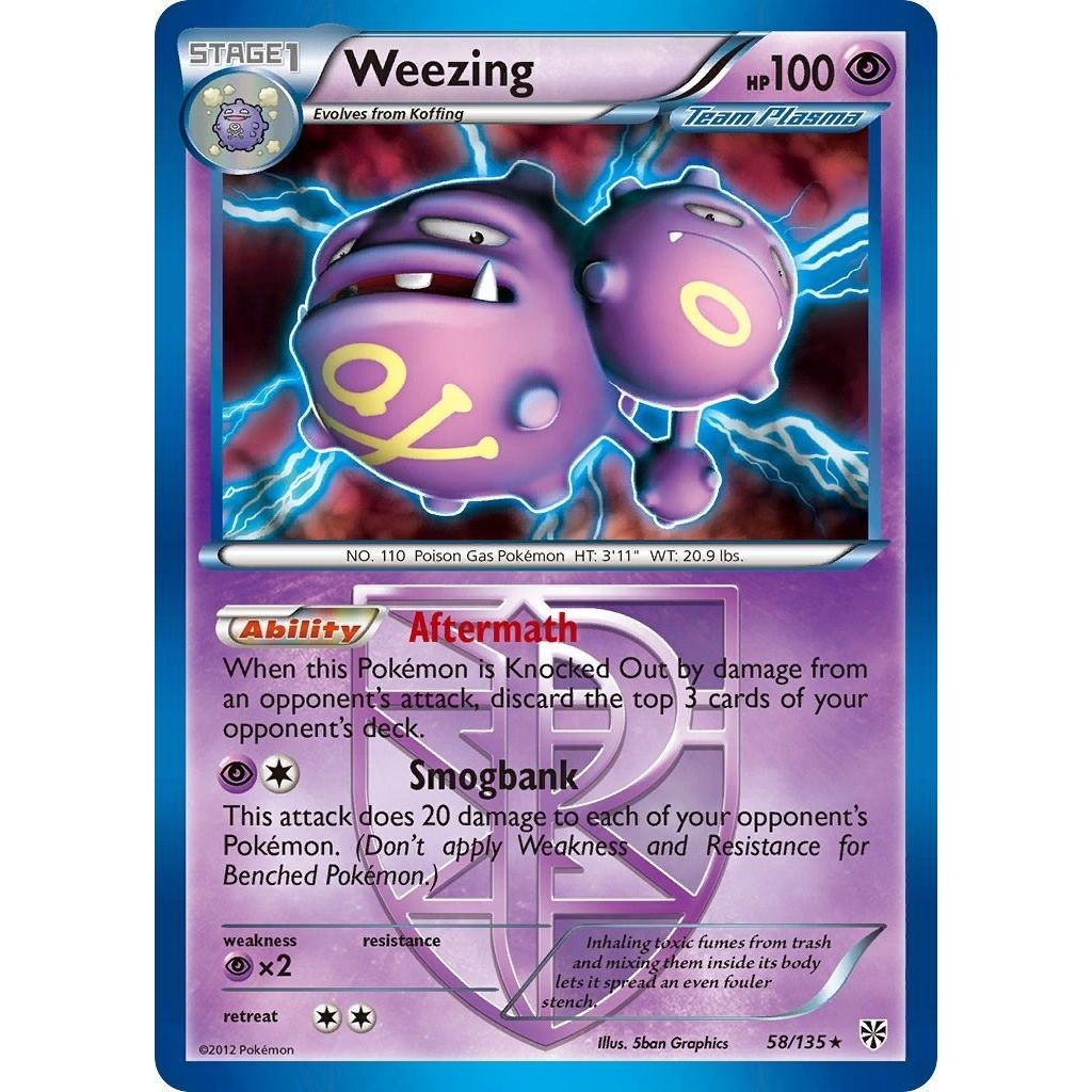 Image for Weezing (Team Plasma) (58/135) (PLS) - Pokemon