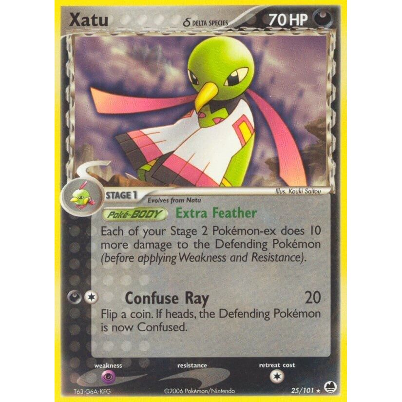 Image for Xatu (Delta Species) (25/101) (DF) - Pokemon