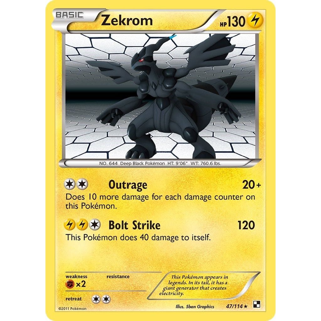 Image for Zekrom (47/114) (BLW) - Pokemon