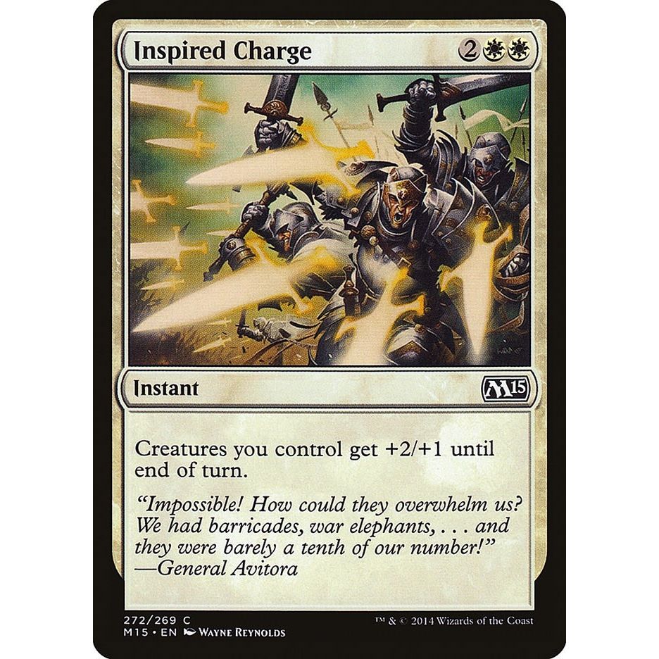Image for Inspired Charge (272) (M15) - Magic: The Gathering