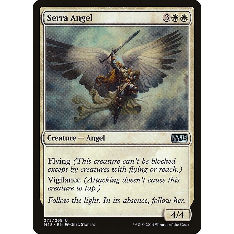 Image for Serra Angel (273) (M15) - Magic: The Gathering