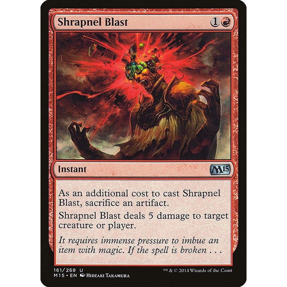 Image for Shrapnel Blast (161) (M15) - Magic: The Gathering