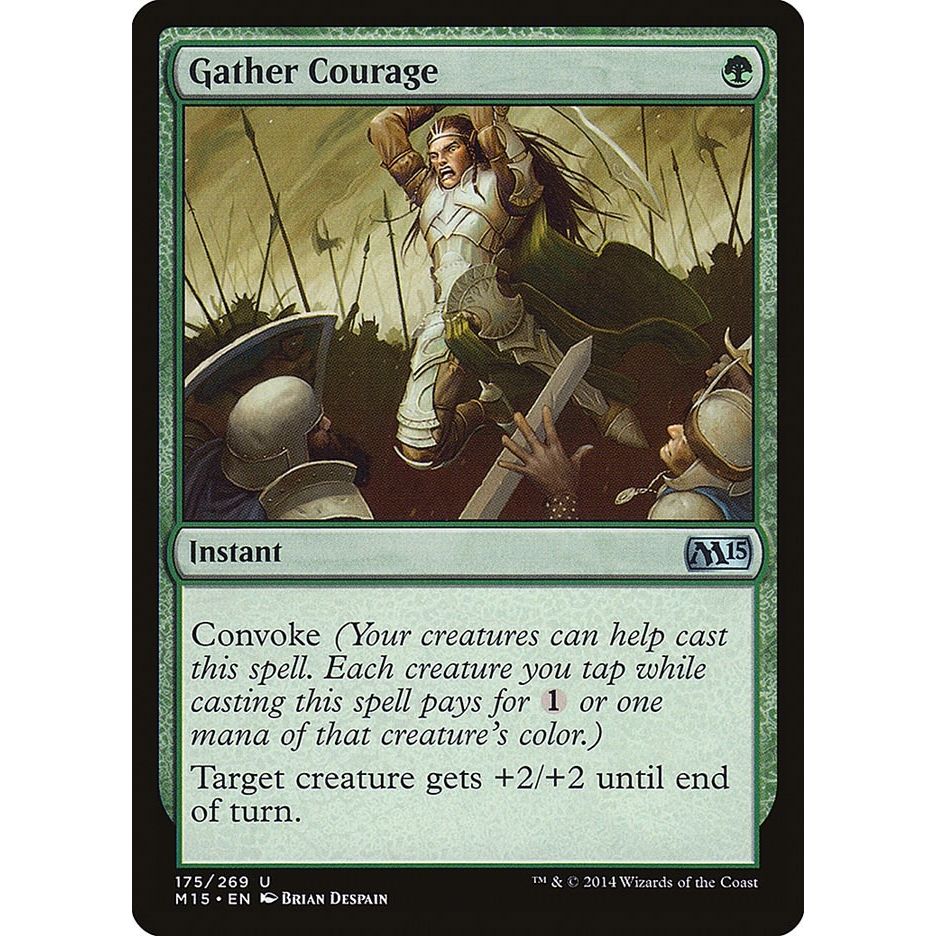 Image for Gather Courage (175) (M15) - Magic: The Gathering