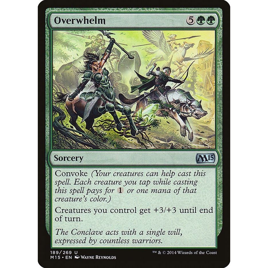 Image for Overwhelm (189) (M15) - Magic: The Gathering