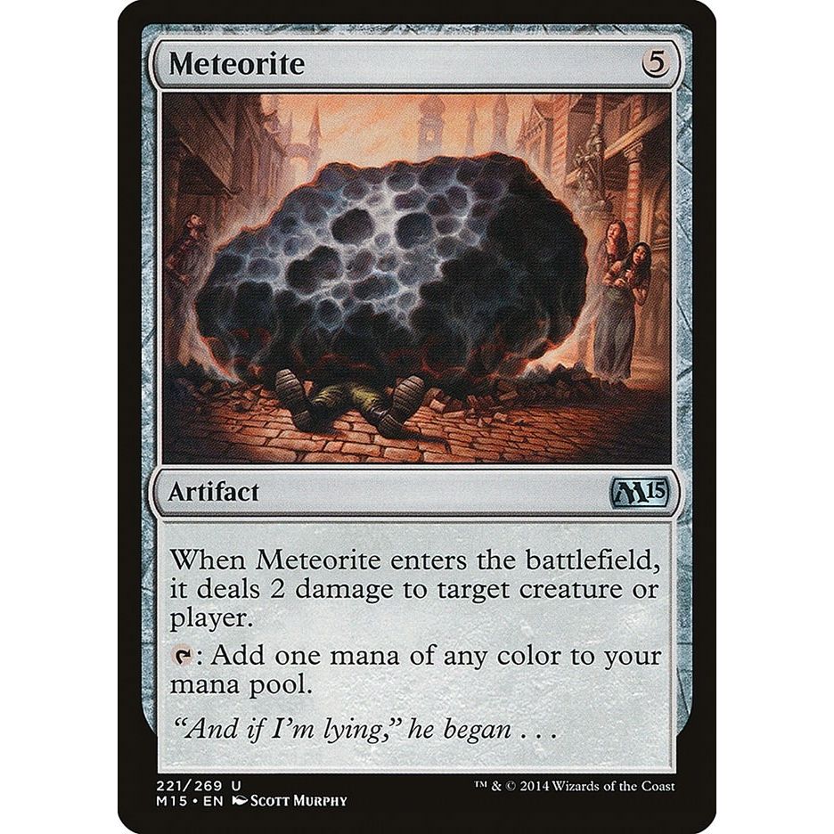 Image for Meteorite (221) (M15) - Magic: The Gathering