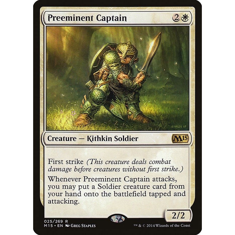 Image for Preeminent Captain (25) (M15) - Magic: The Gathering