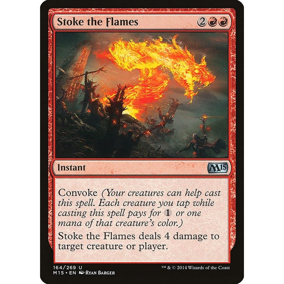 Image for Stoke the Flames (164) (M15) - Magic: The Gathering