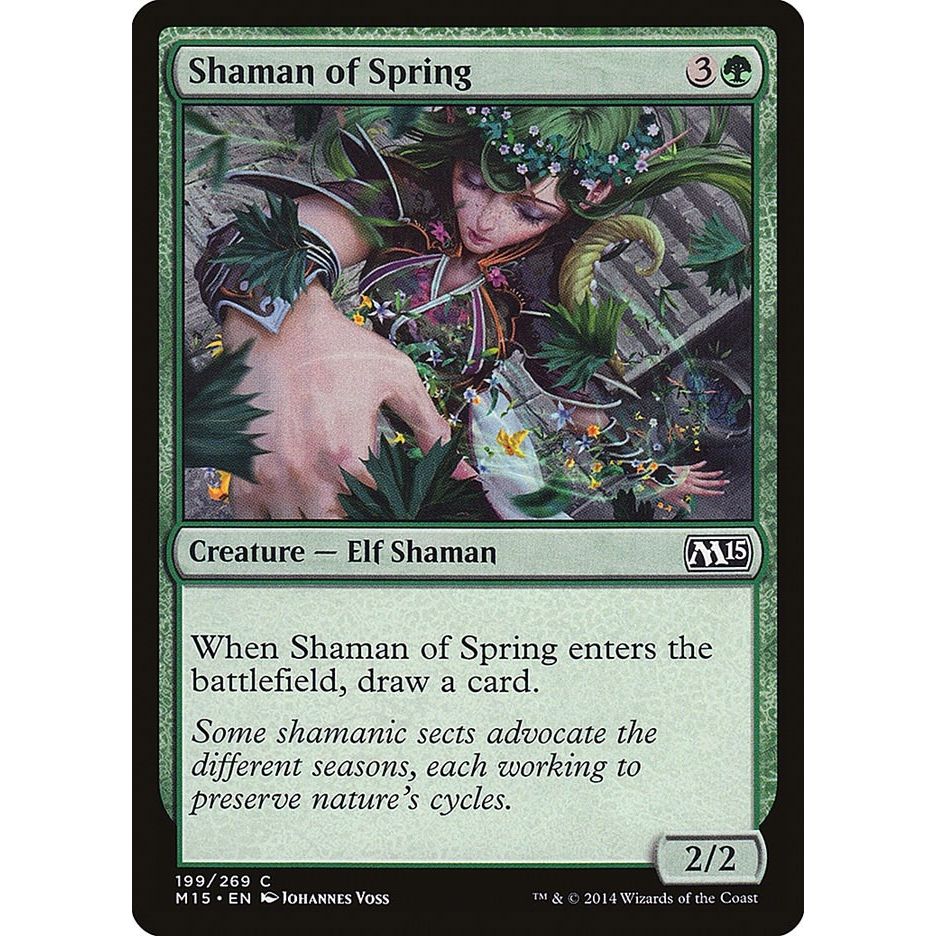 Image for Shaman of Spring (199) (M15) - Magic: The Gathering