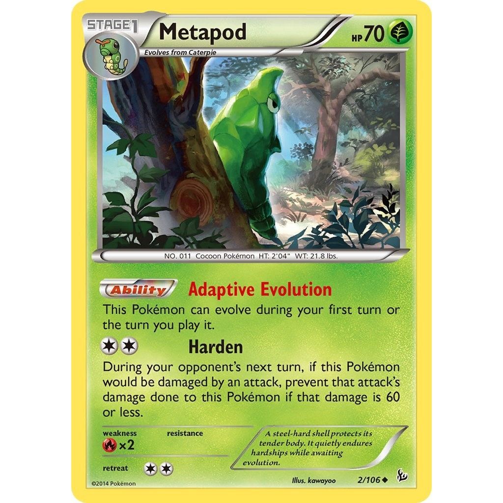 Image for Metapod (2/106) (FLF) - Pokemon