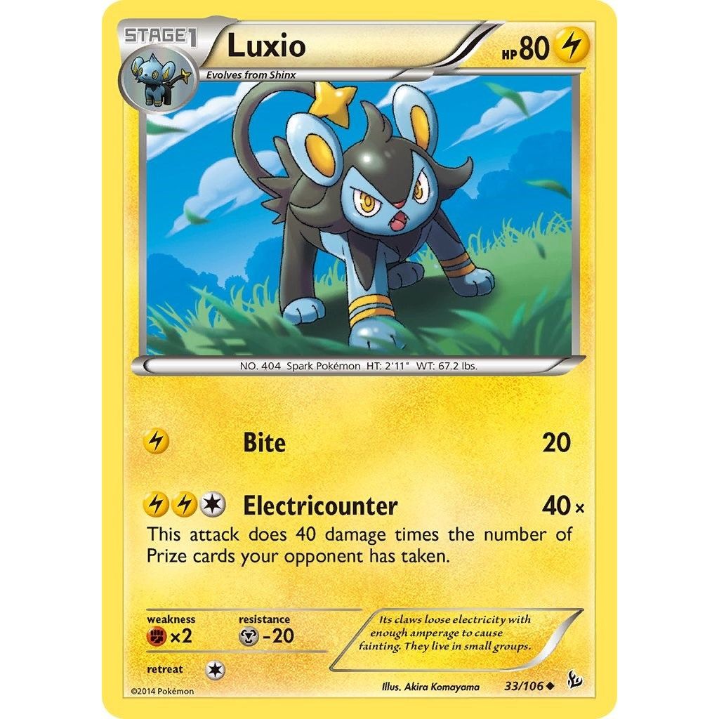 Image for Luxio (33/106) (FLF) - Pokemon