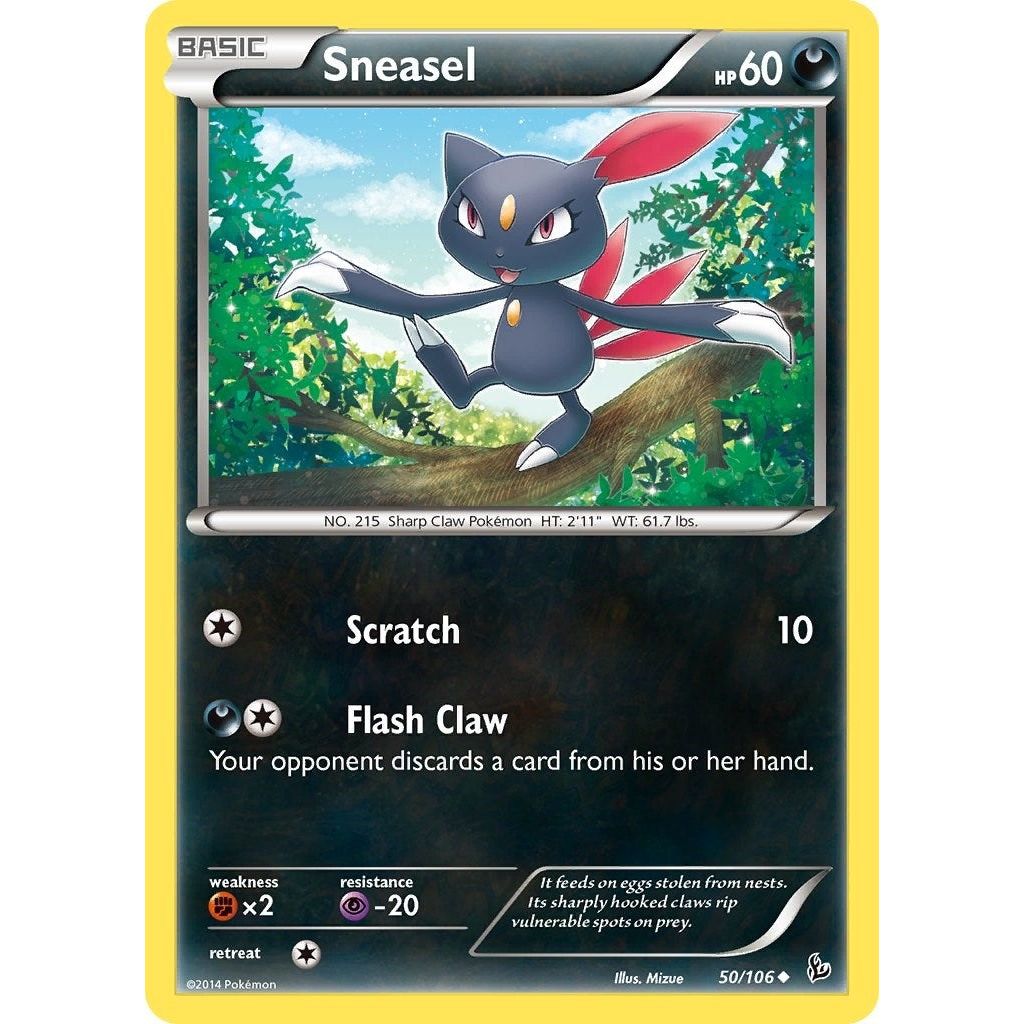 Image for Sneasel (50) (50/106) (FLF) - Pokemon