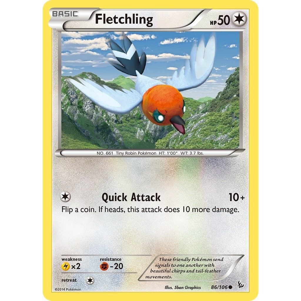 Image for Fletchling (86/106) (FLF) - Pokemon