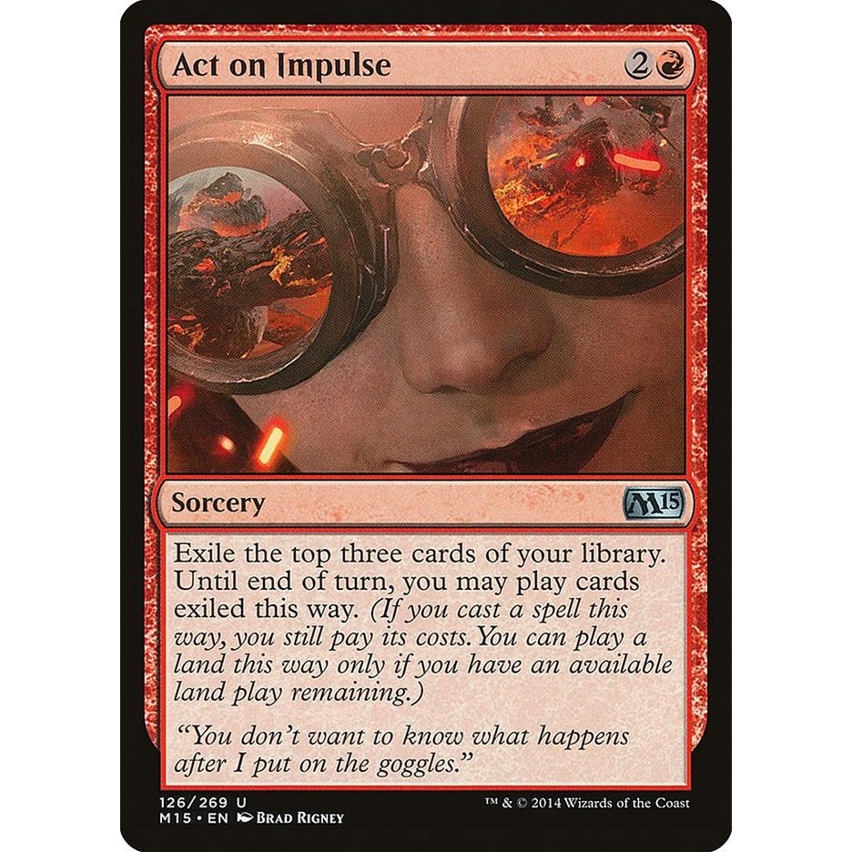 Image for Act on Impulse (126) (M15) - Magic: The Gathering