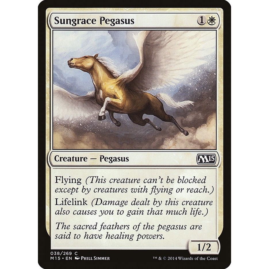 Image for Sungrace Pegasus (38) (M15) - Magic: The Gathering