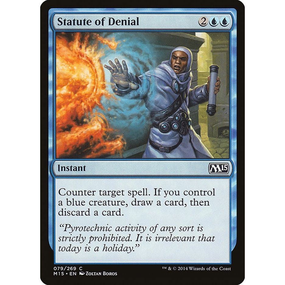 Image for Statute of Denial (79) (M15) - Magic: The Gathering