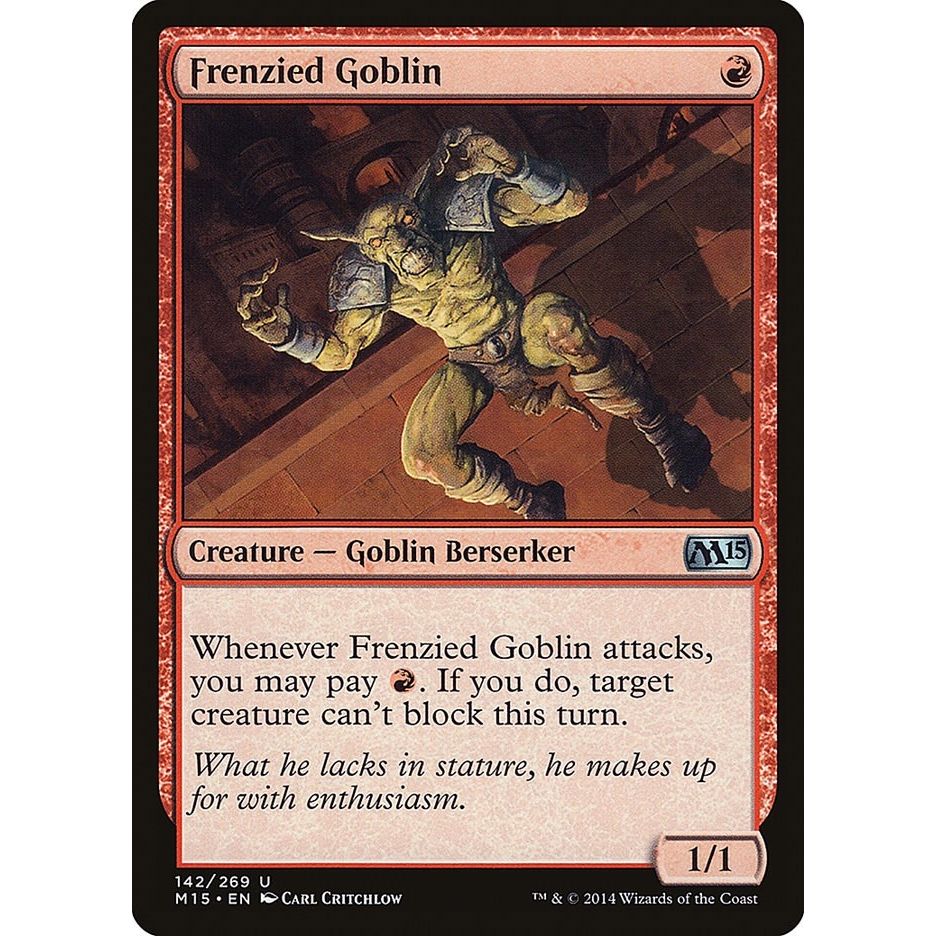 Image for Frenzied Goblin (142) (M15) - Magic: The Gathering