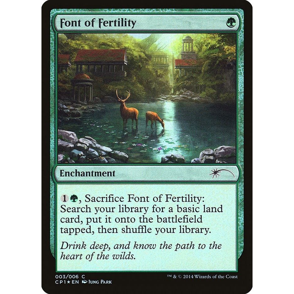 Image for Font of Fertility (3) (UMP) - Magic: The Gathering