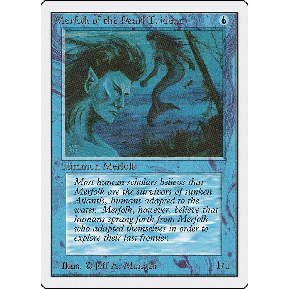 Image for Merfolk of the Pearl Trident (2ED) - Magic: The Gathering