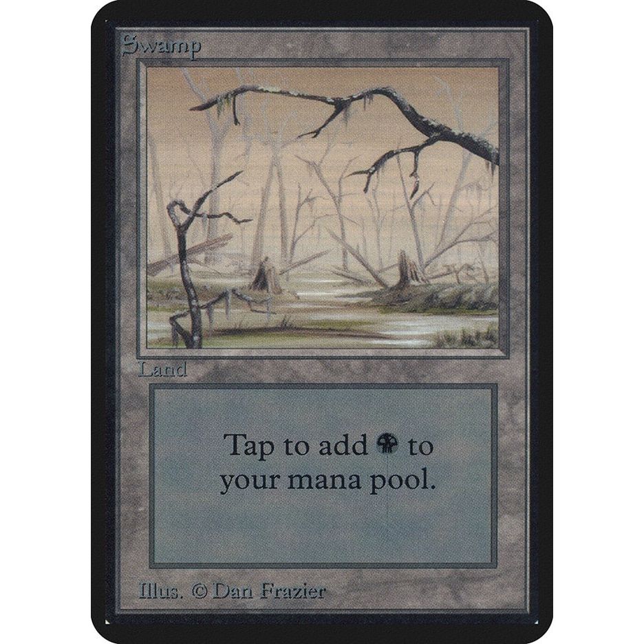 Image for Swamp (B) (LEA) - Magic: The Gathering
