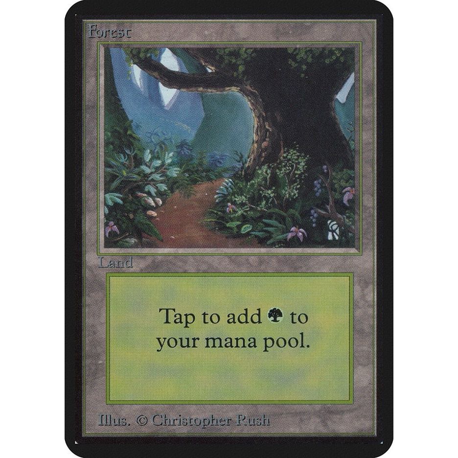 Image for Forest (B) (LEA) - Magic: The Gathering