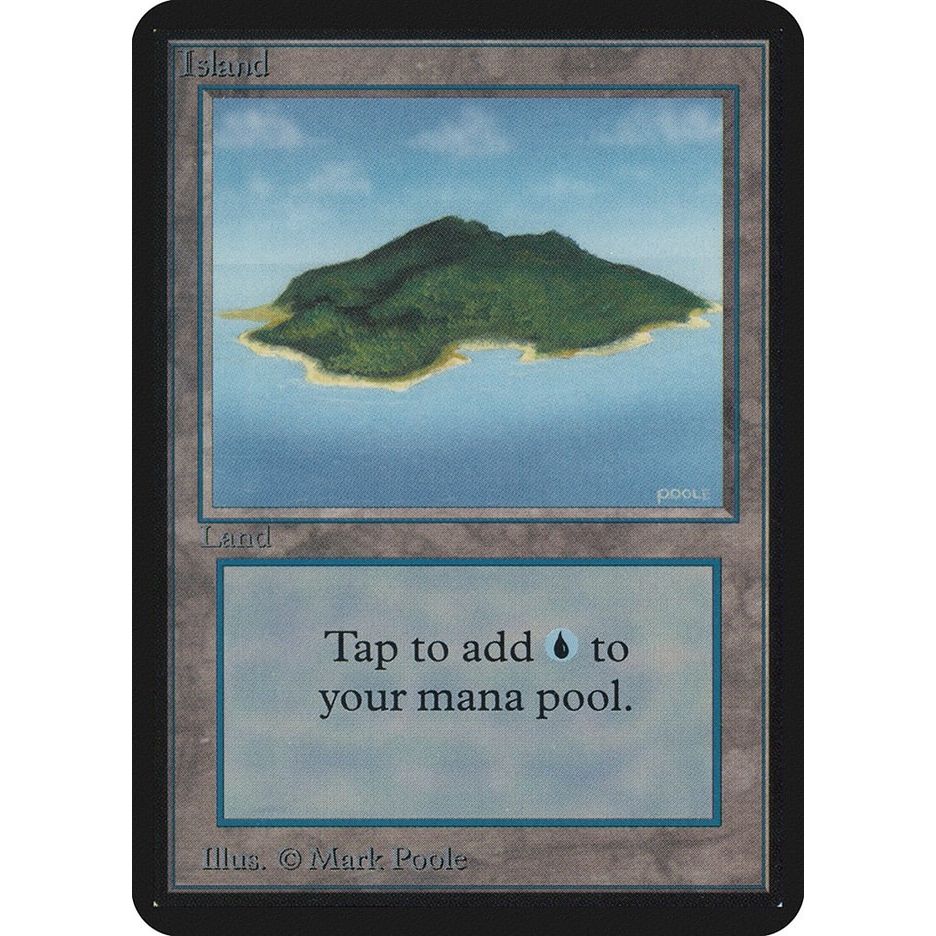 Image for Island (B) (LEA) - Magic: The Gathering