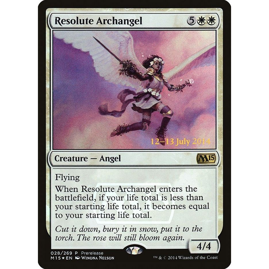Image for Resolute Archangel (28) (PRE) - Magic: The Gathering