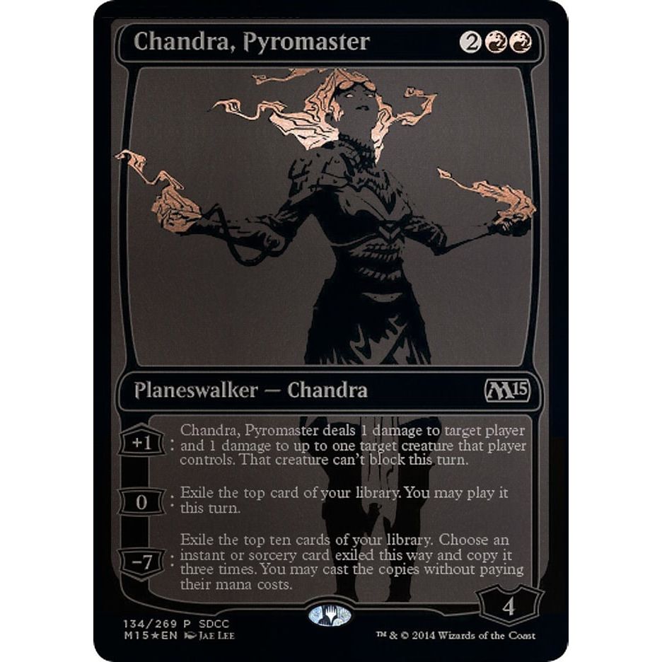 Image for Chandra, Pyromaster (SDCC 2014 Exclusive) (134) (MEDIA) - Magic: The Gathering