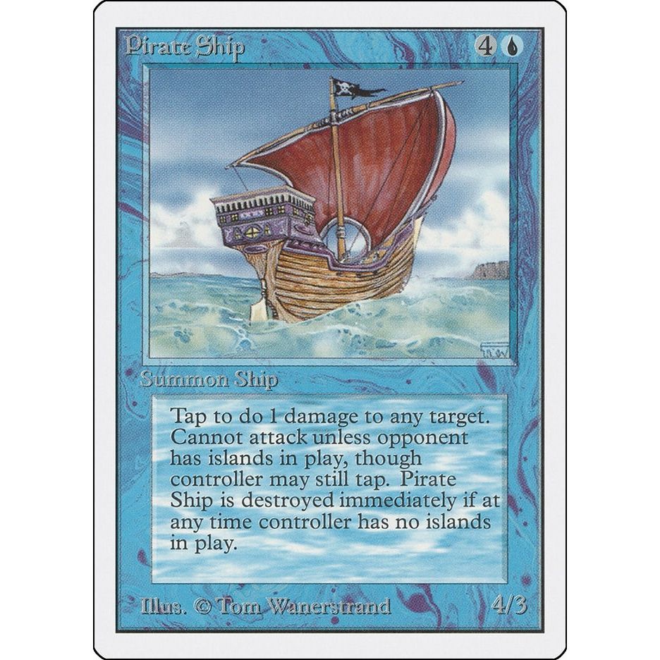 Image for Pirate Ship (2ED) - Magic: The Gathering
